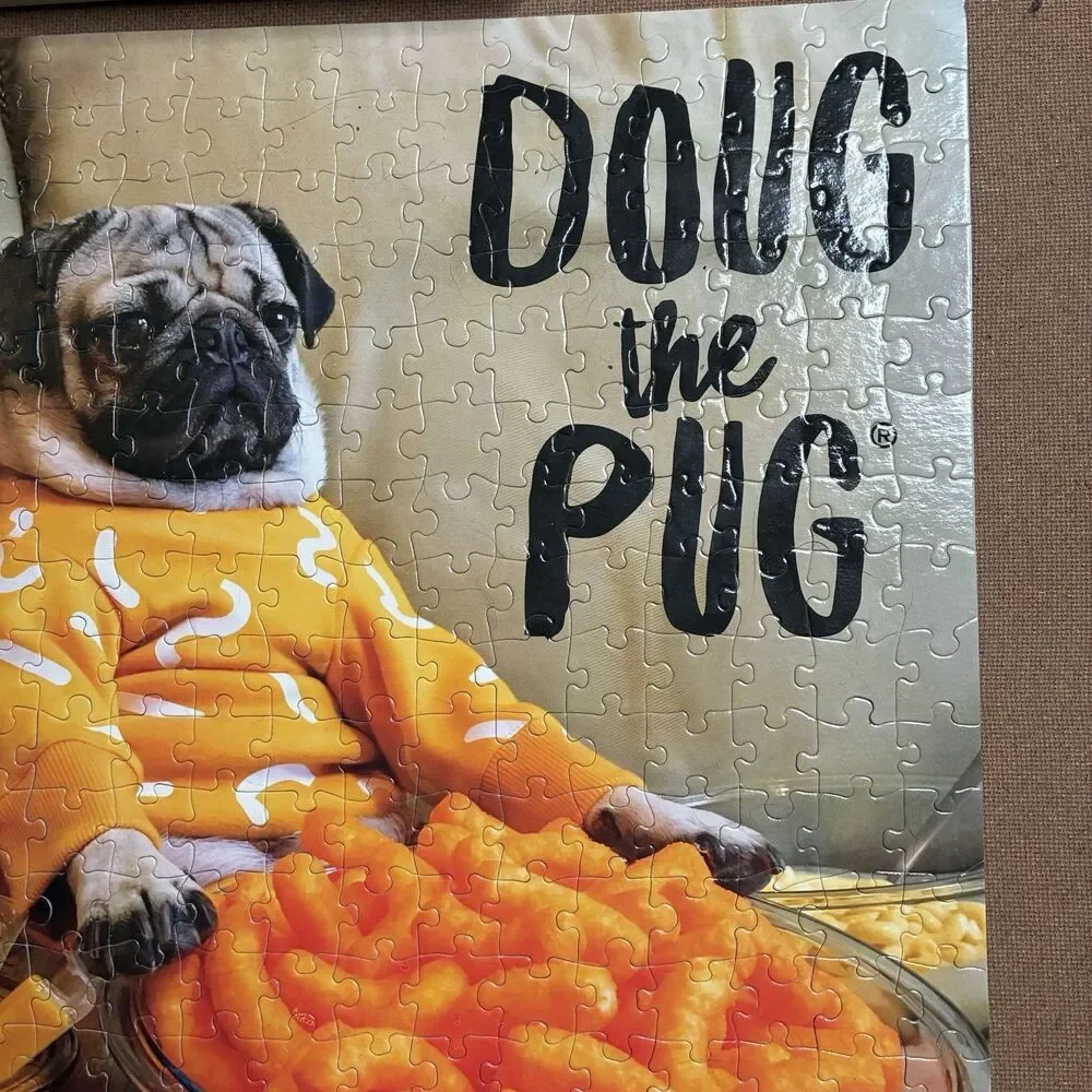 Doug the Pug Cheesy Cheese Puffs 300 Piece Jigsaw Puzzle 18